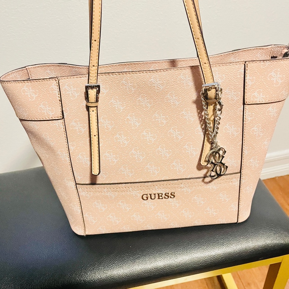 GUESS Pink Tote Bag